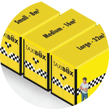 Local storage in 3 sizes