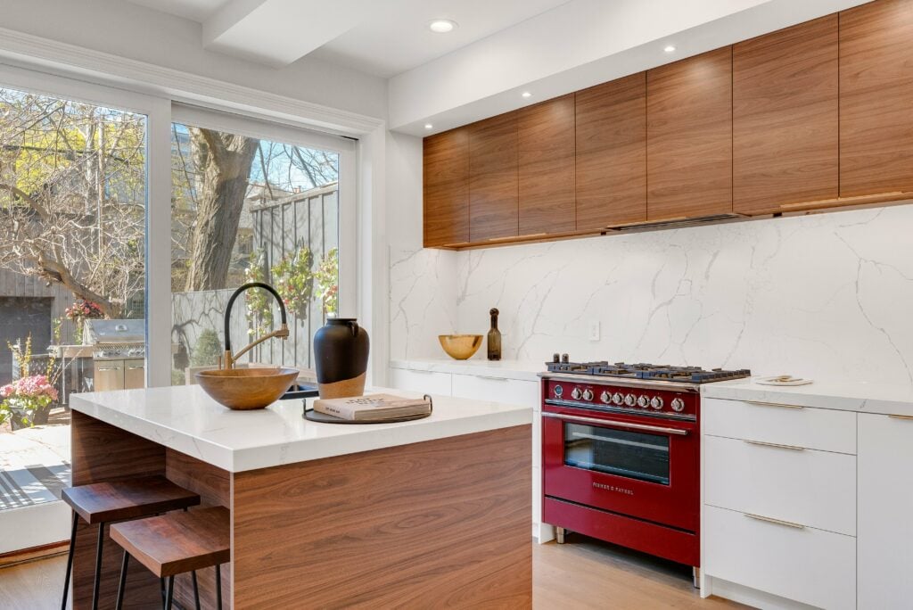 Styled kitchen for an open house property sale