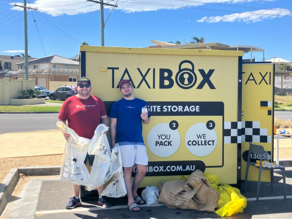 TAXIBOX Team spend paid volunteer leave supporting Clean Up Australia Day 